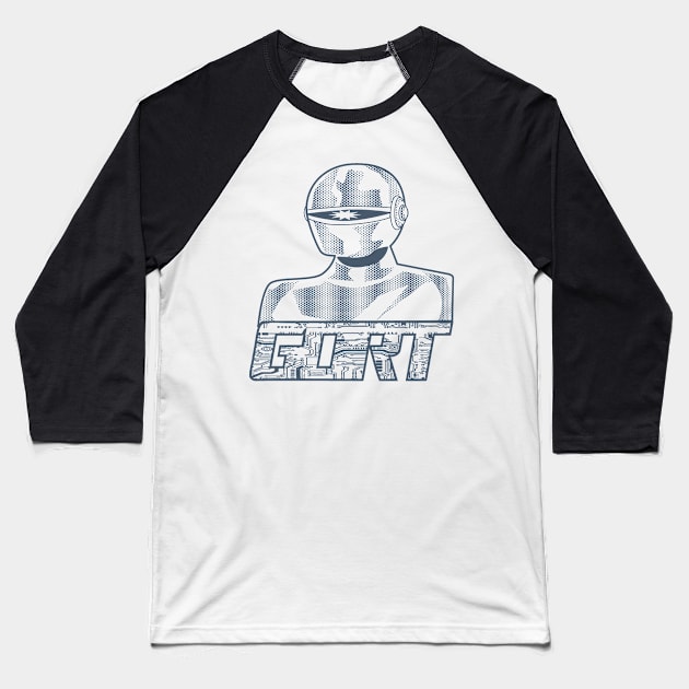 Gort Baseball T-Shirt by BadGuyPopArt